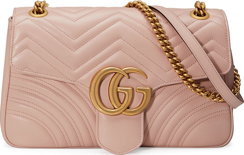 Gucci GG Marmont Medium Leather Shoulder Bag