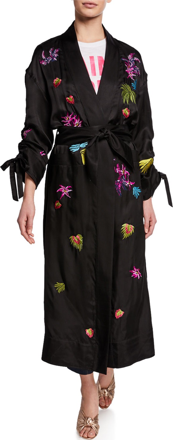 Cinq A Sept Aziza Embroidered Kimono Jacket