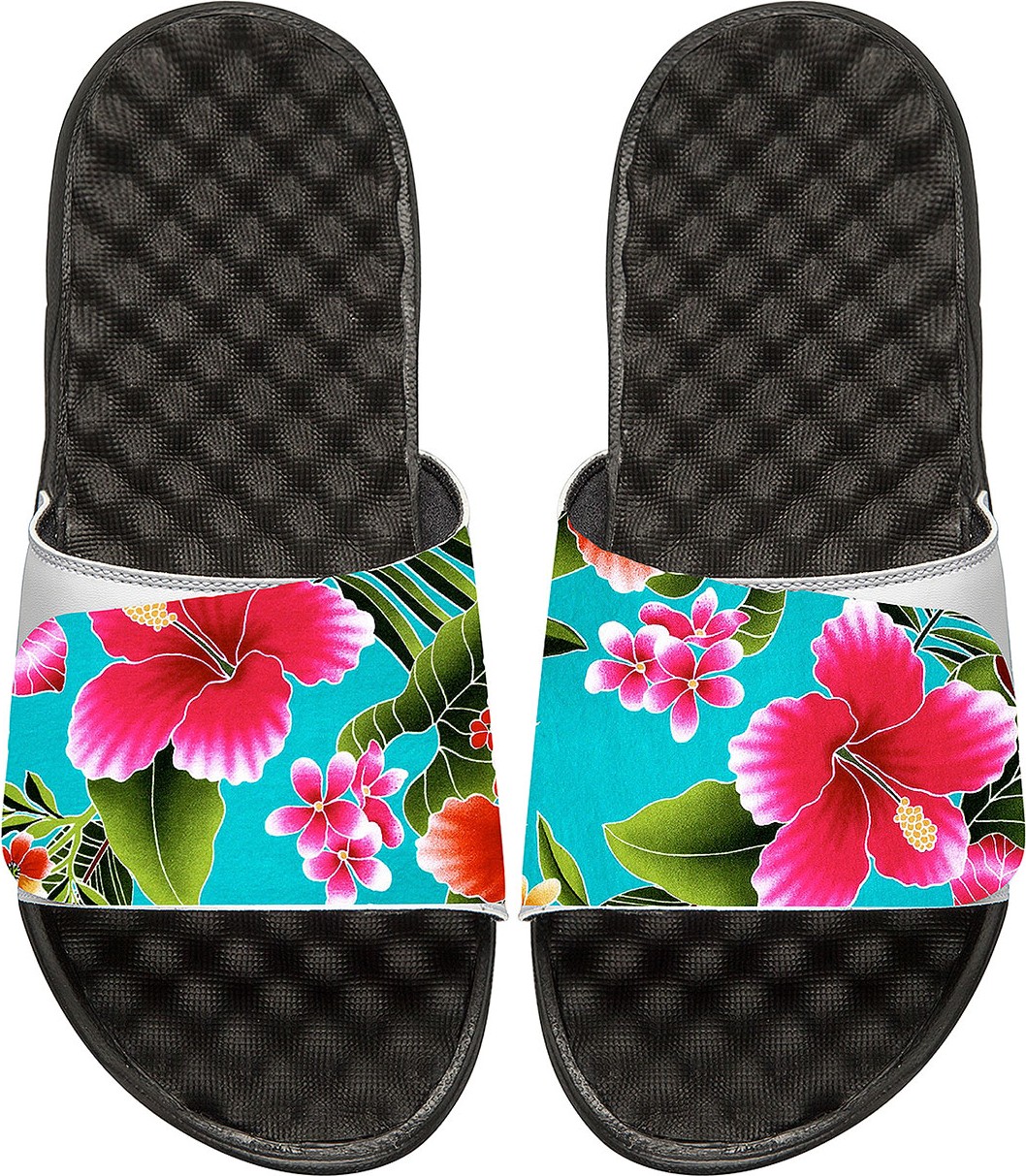ISlide Kauai Tropical Floral Slide Sandal