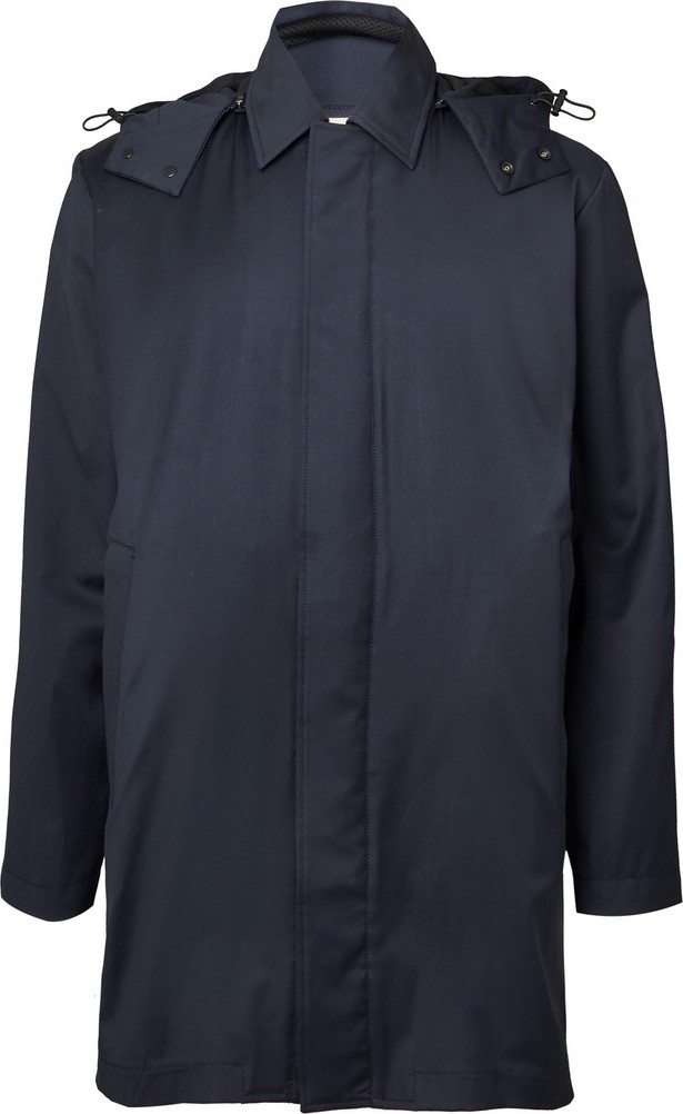 Norse Projects Trondheim Storm System Wool Hooded Raincoat