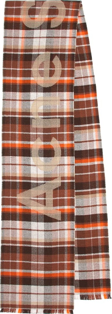 Acne Studios Checked wool scarf