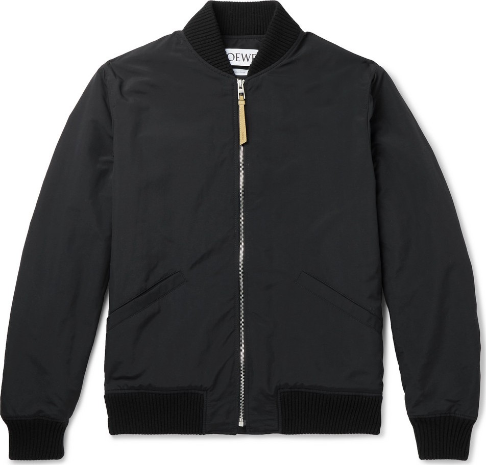 LOEWE Printed Canvas Bomber Jacket