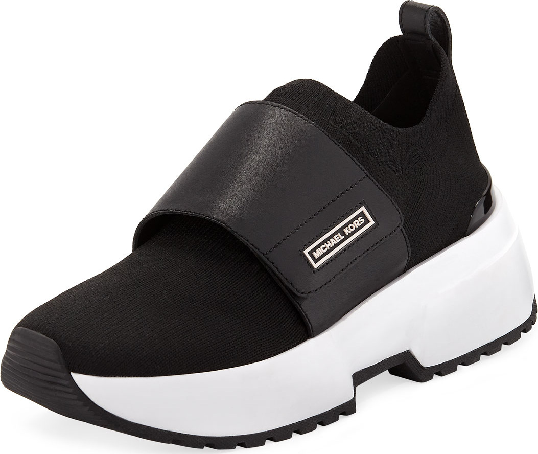 MICHAEL MICHAEL KORS Cosmo Knit Slip-On Sneakers