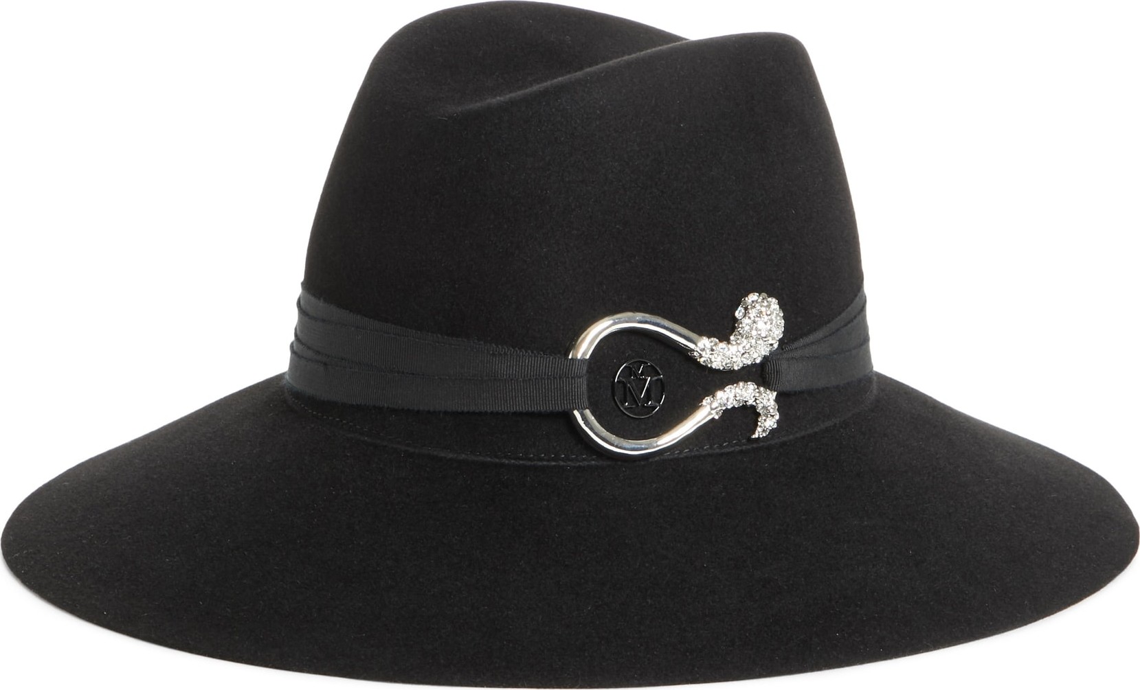 Maison Michel Kate Strass Tentacles Rabbit Hair Felt Hat