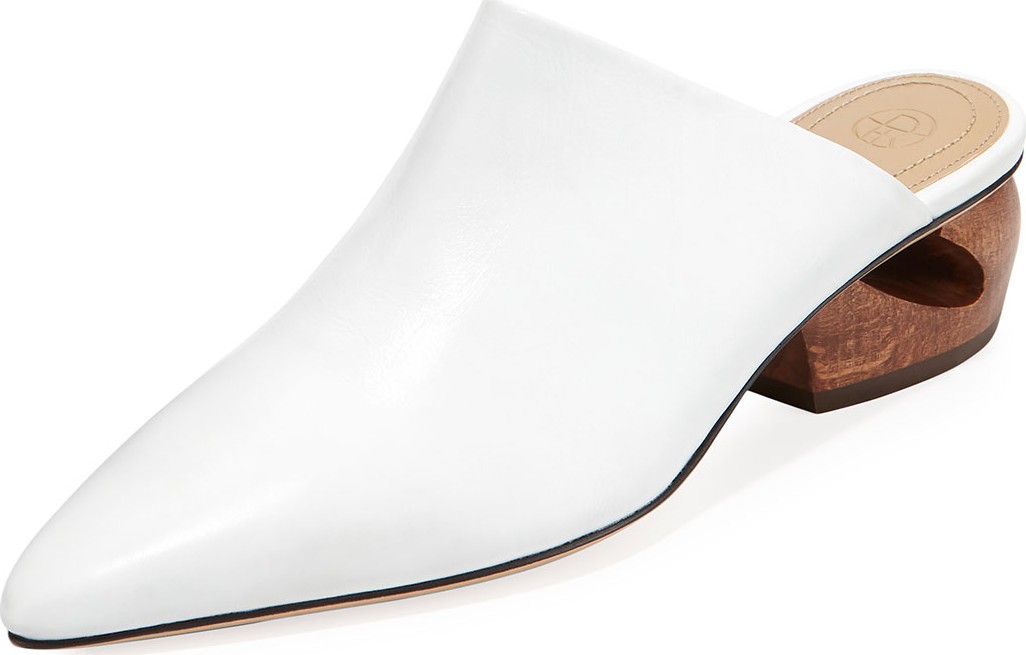 THE ROW Haya Leather Slide Mule
