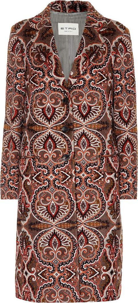 Etro Wool and mohair-blend coat