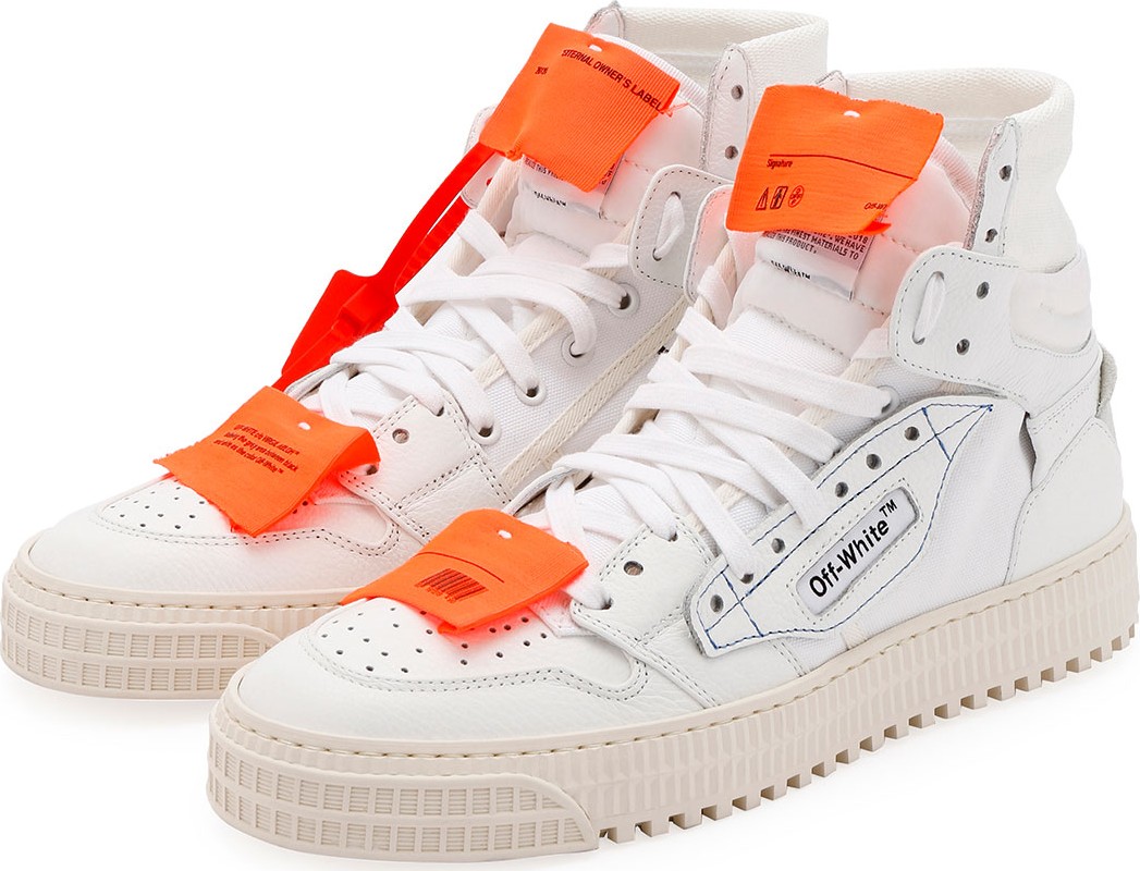 Off White Off Court High-Top Sneakers