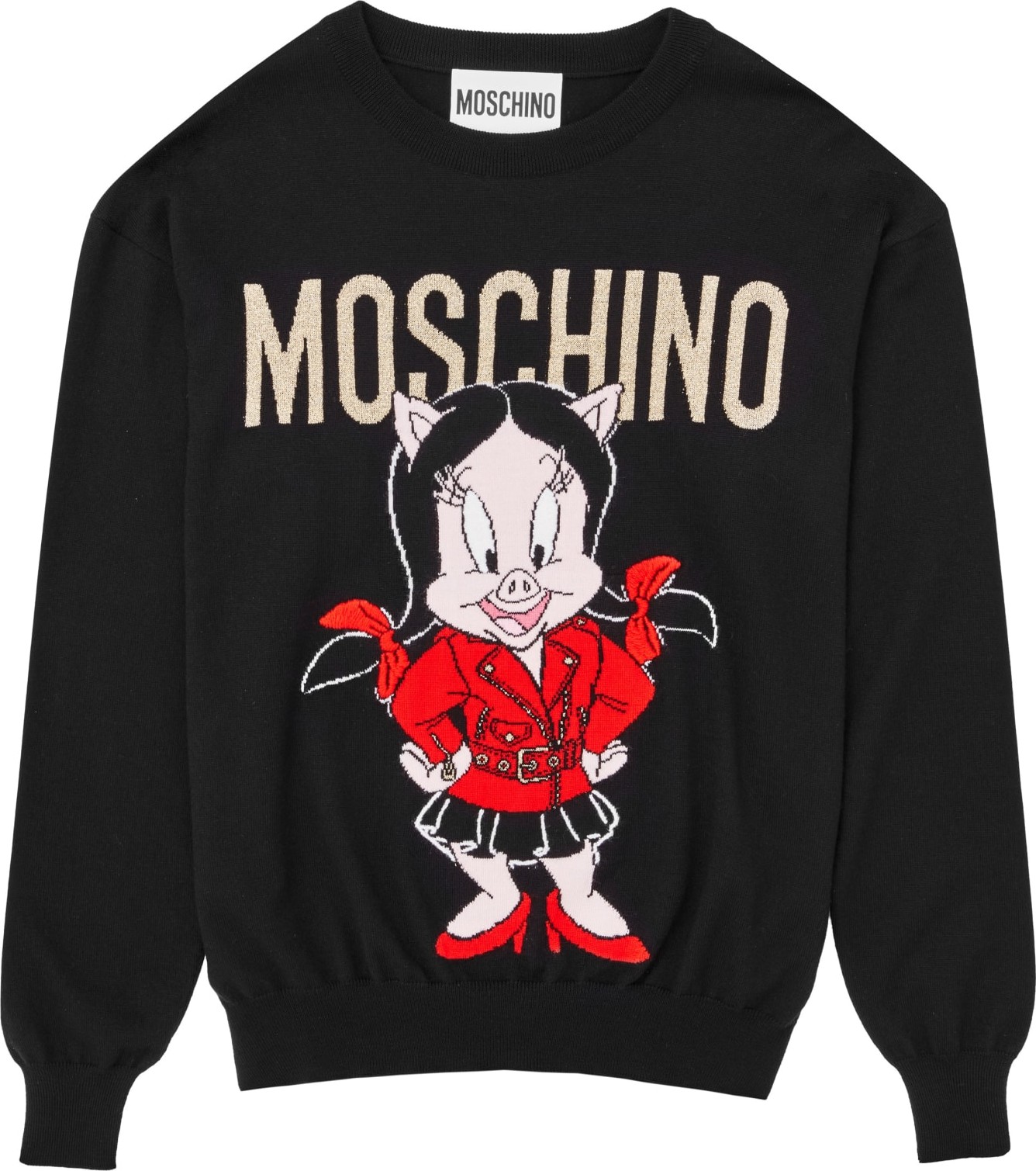 Moschino Petunia Pig Wool Sweater Moschino Petunia Pig Wool Sweater