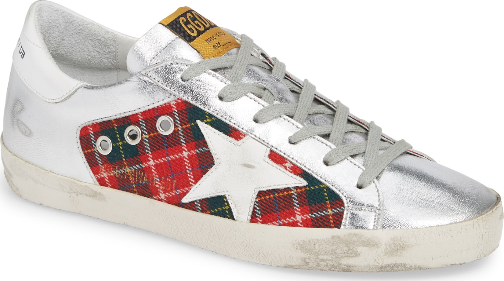 Golden Goose Deluxe Brand Superstar Plaid Sneaker