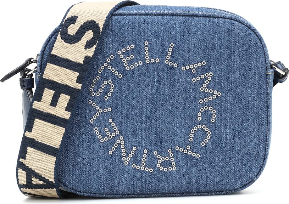 Stella McCartney Stella Logo denim camera bag