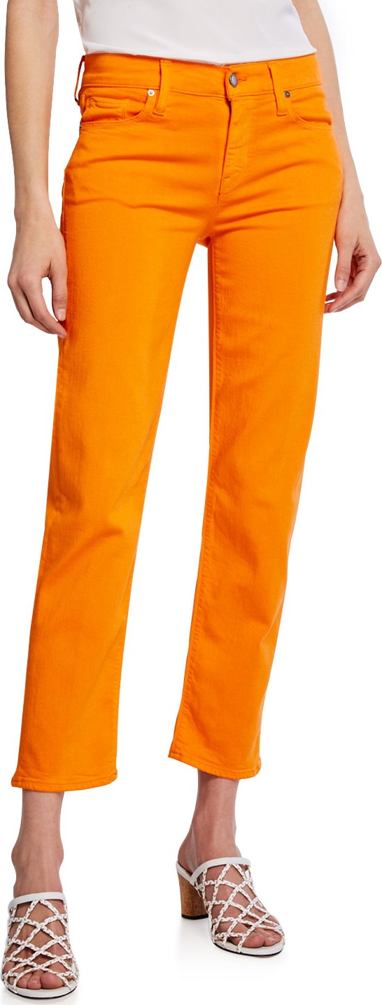 Hudson Nico Mid-Rise Printed Cigarette Jeans