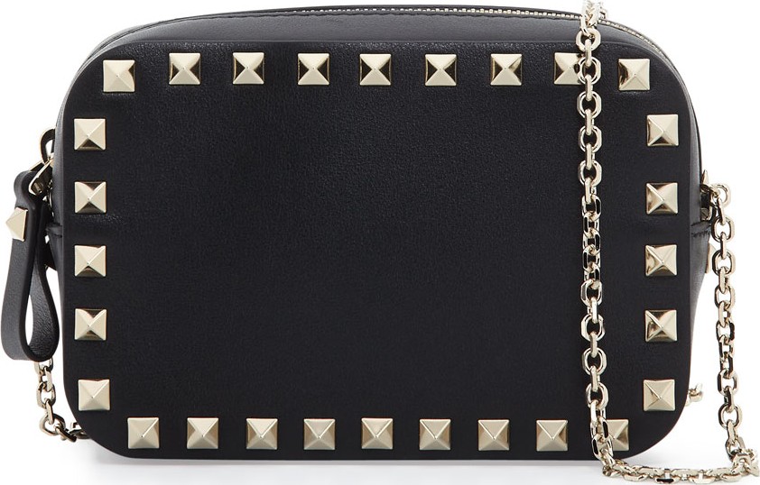 Valentino Rockstud Small Chain Camera Crossbody Bag