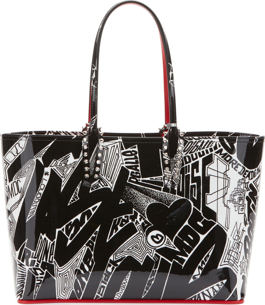Christian Louboutin Cabata Small Patent Nicograf Tote Bag
