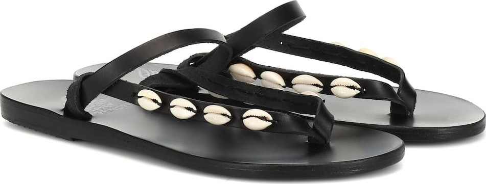 Ancient Greek Sandals Exclusive to Mytheresa – Mirsini embellished leather sandals