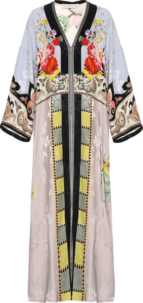 Etro Printed silk-blend maxi dress