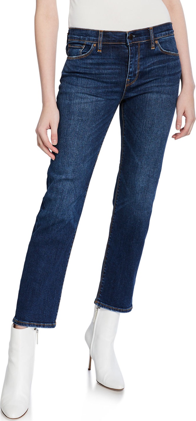 Hudson Nico Mid-Rise Cigarette Jeans w/ Side Stripes Hudson Nico Mid-Rise Cigarette Jeans w/ Side Stripes