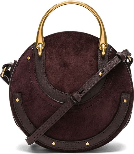 Chloe Small Pixie Suede & Calfskin Double Handle Bag