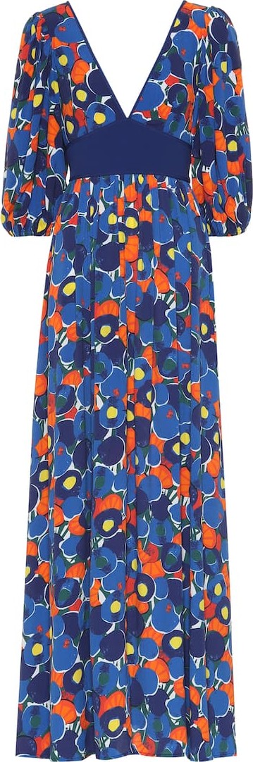 Staud Affogato printed maxi dress