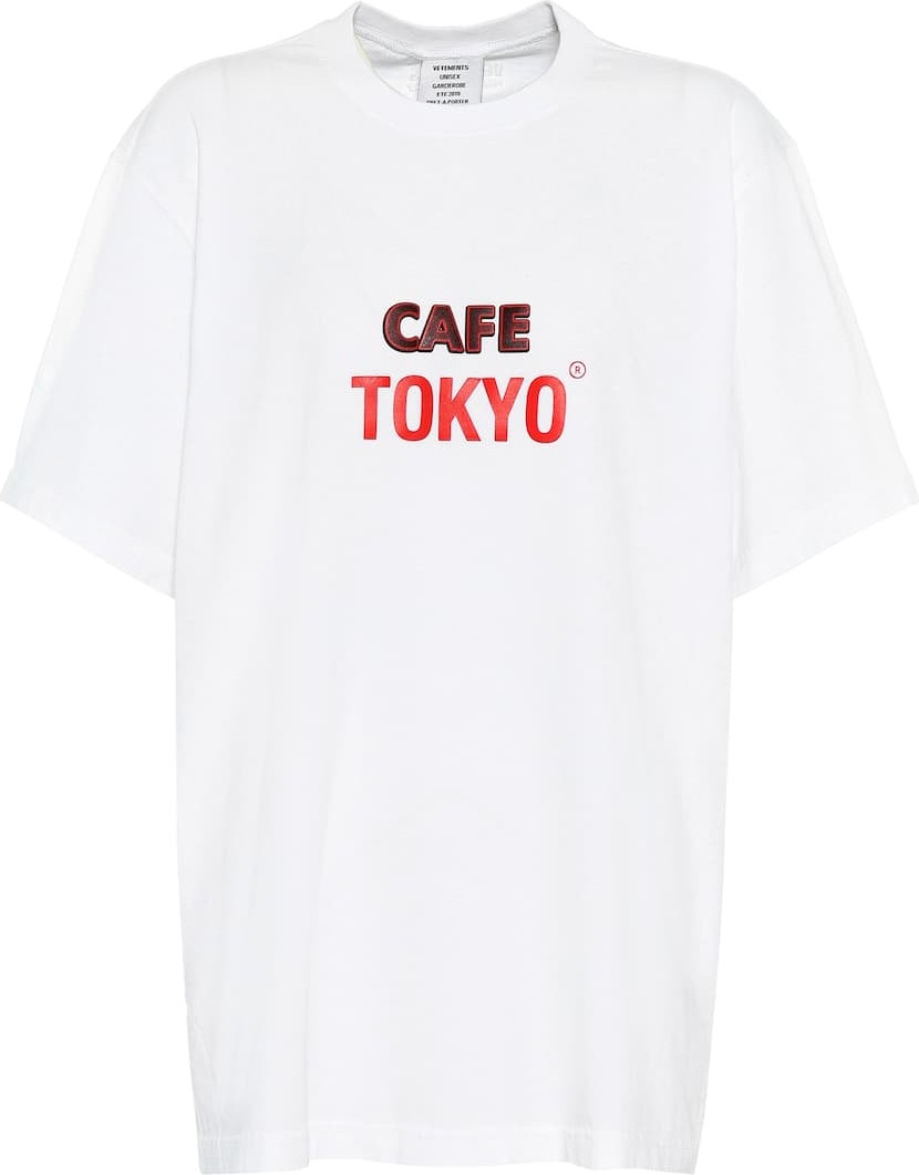 Vetements Printed cotton T-shirt