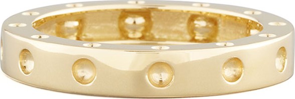 Roberto Coin Pois Moi Ring, Yellow Gold, Size 6.5