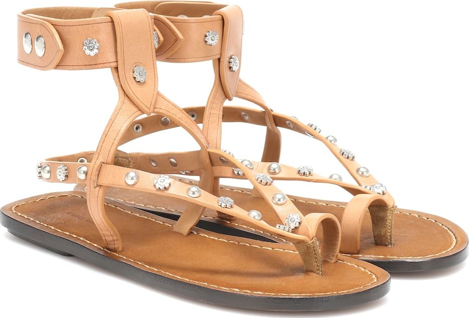 Isabel Marant Engo embellished leather sandals