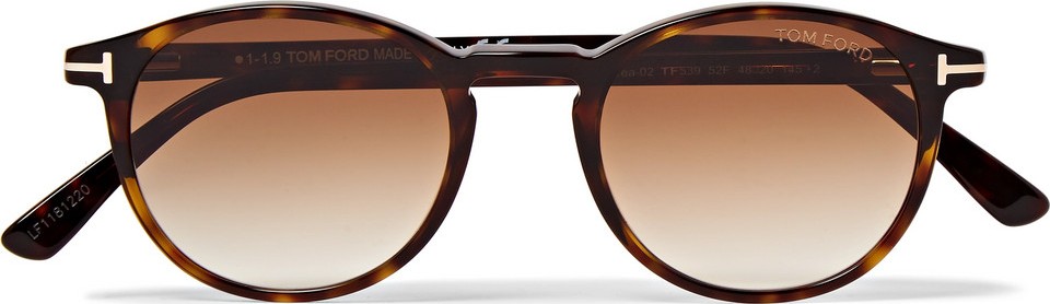 TOM FORD Andrea-02 Round-Frame Acetate Sunglasses