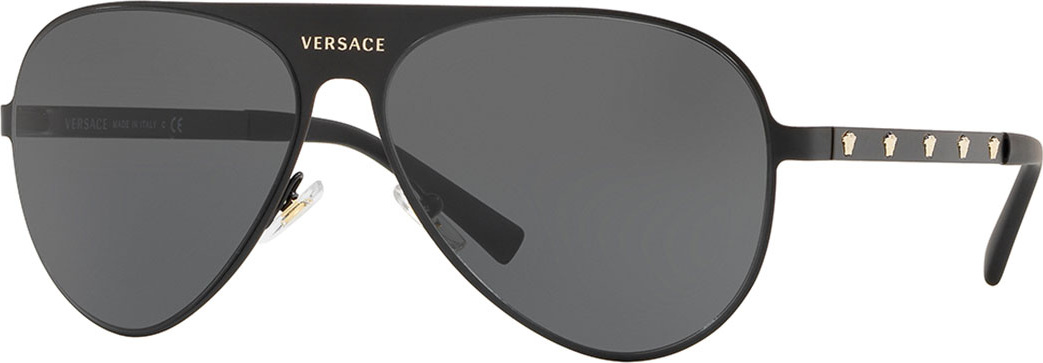 Versace Monochromatic Aviator Sunglasses