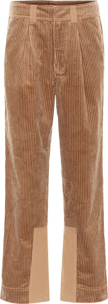 Ganni High-rise corduroy pants
