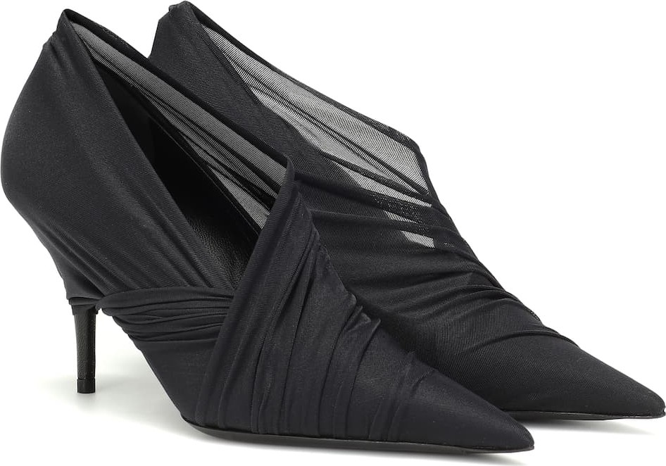 Balenciaga Stretch mesh pumps