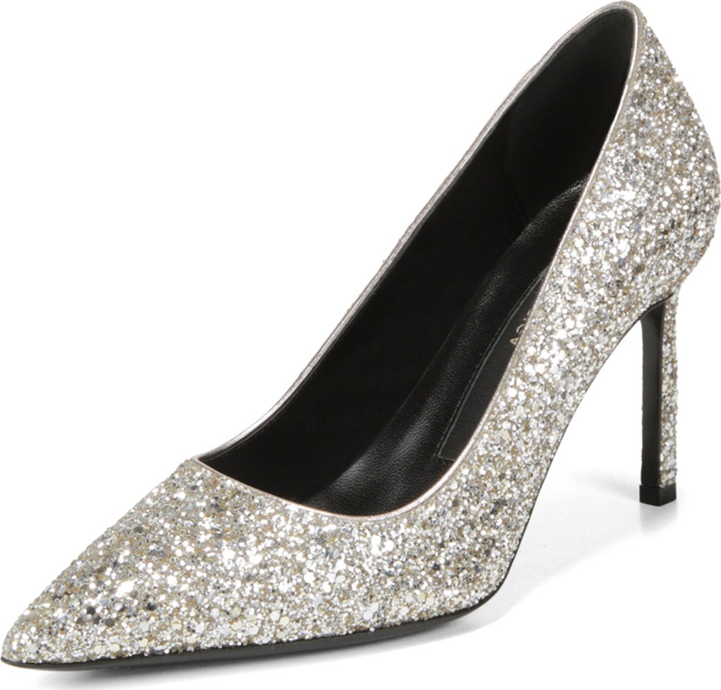 Via Spiga Nikole Glitter Pumps