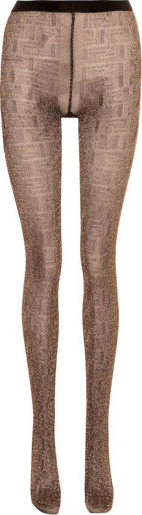 Fendi Metallic tights