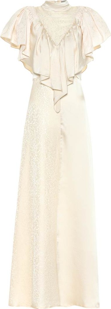 Preen Imogene jacquard satin gown