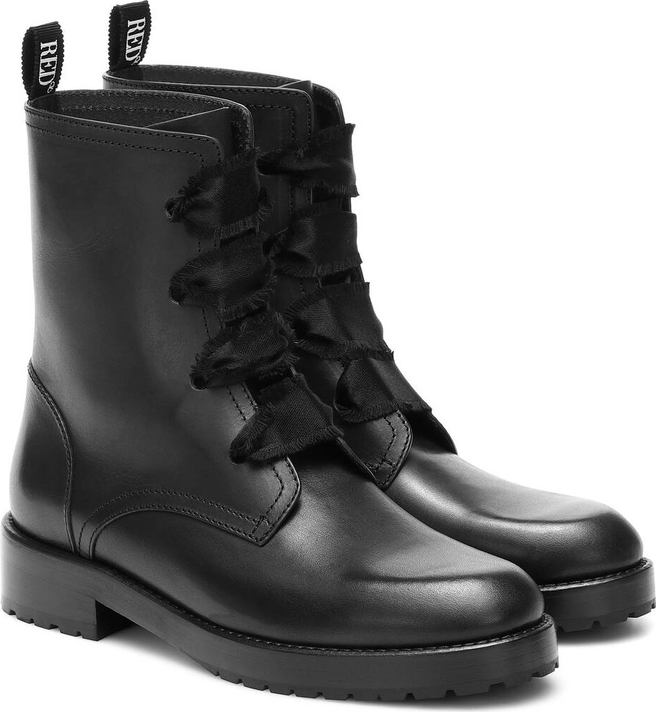 RED Valentino RED (V) leather ankle boots