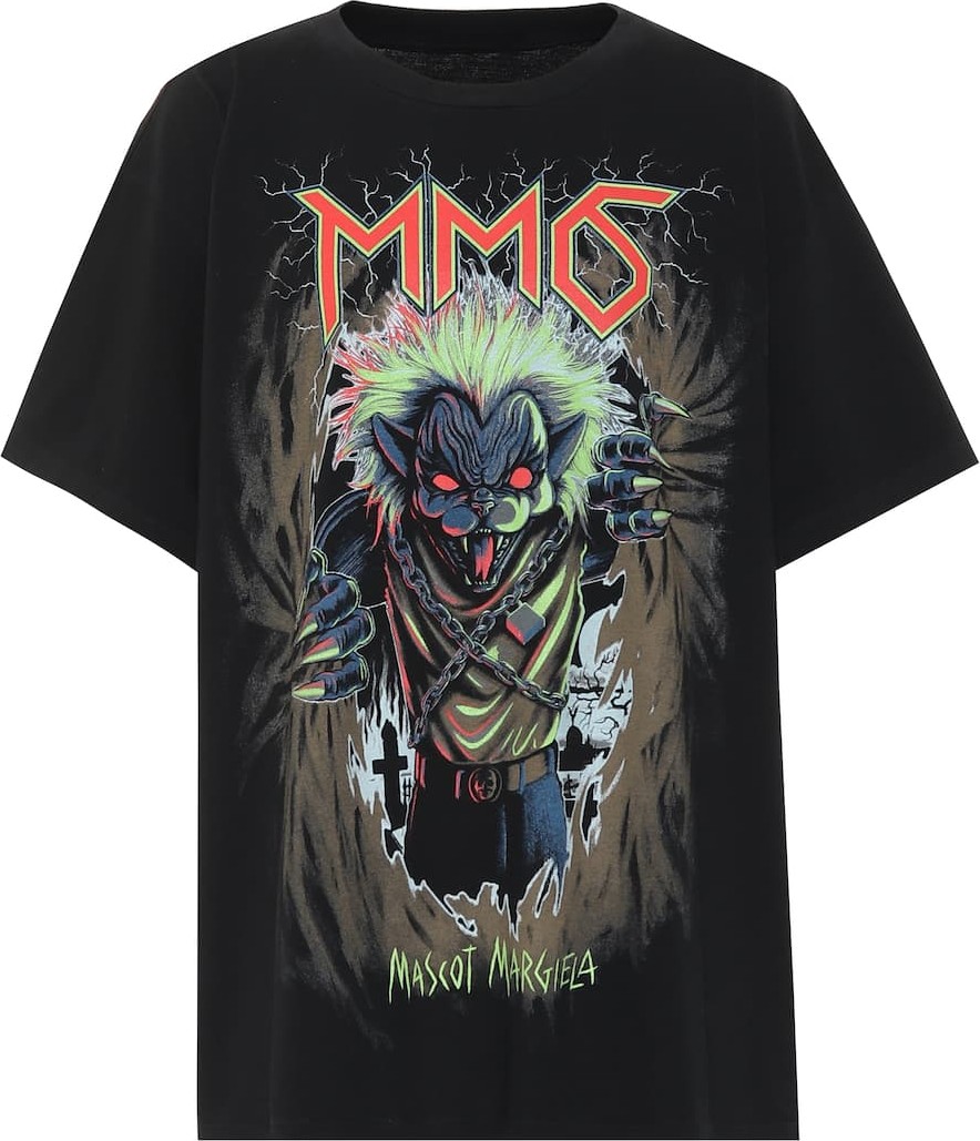 MM6 Maison Margiela Printed cotton jersey T-shirt