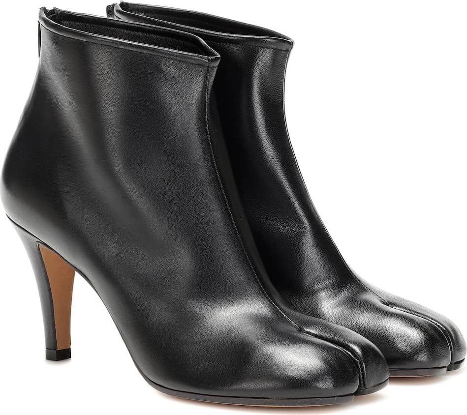 Maison Margiela Tabi leather ankle boots