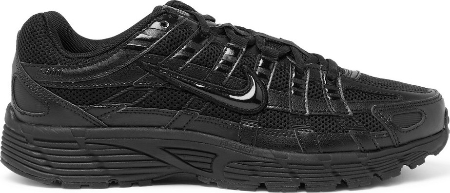 Nike P-6000 Leather, Mesh and Rubber Sneakers