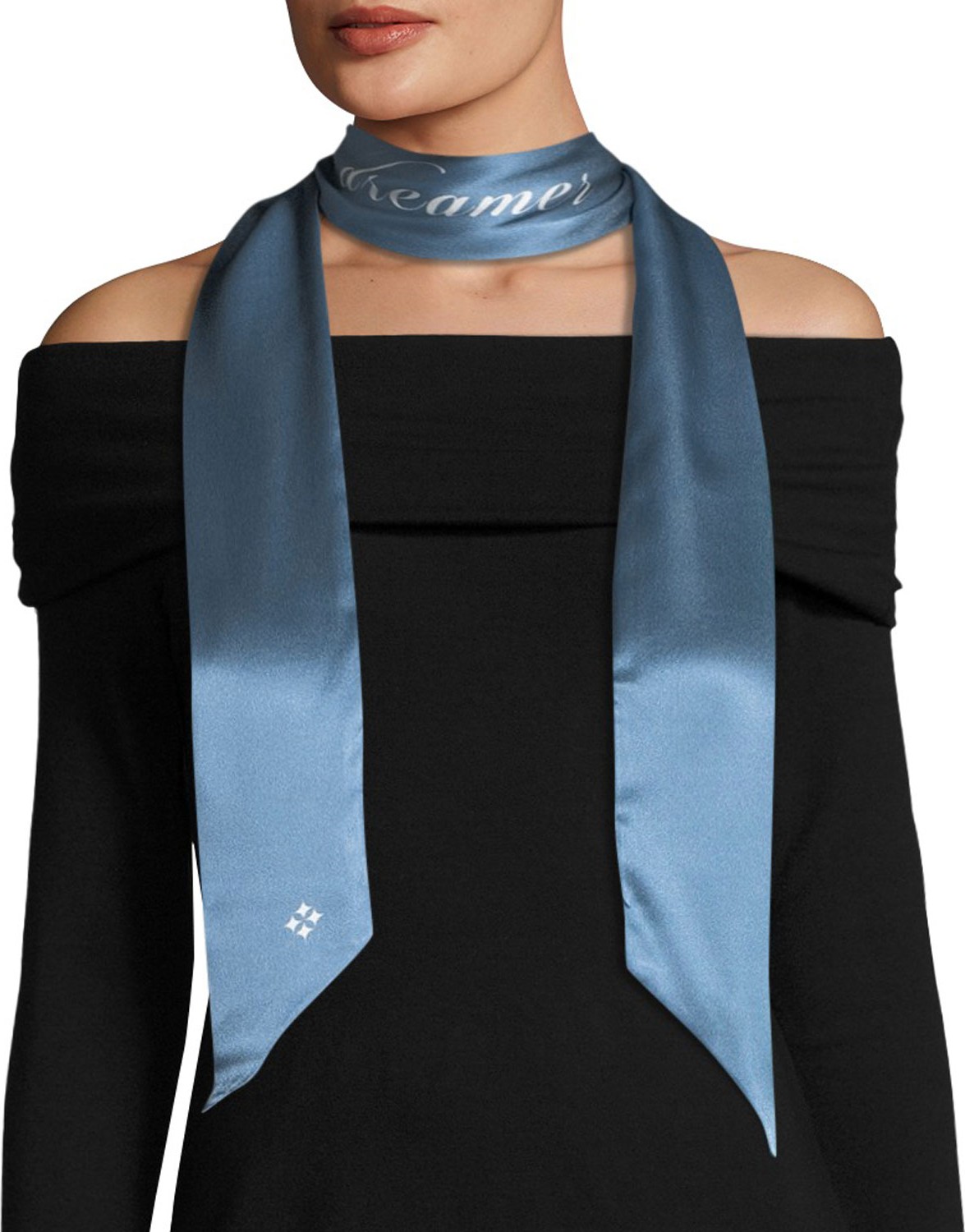 Lisa King Dreamer Skinny Silk Scarf