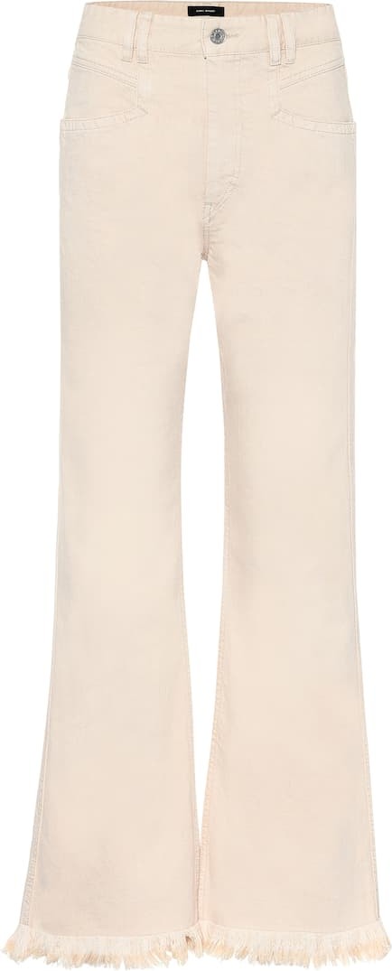 Isabel Marant Elvira high-rise wide-leg jeans