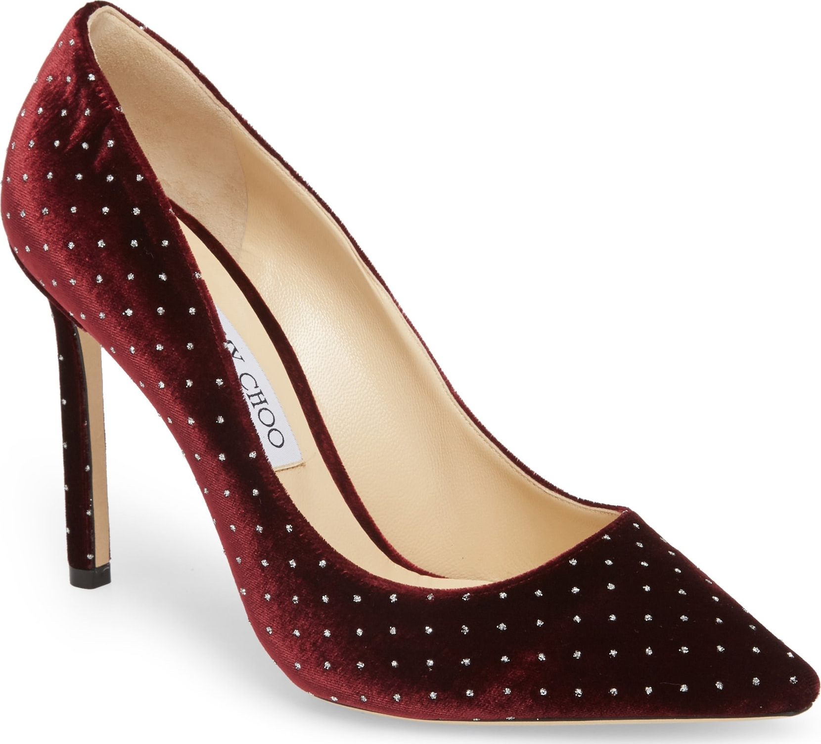 Jimmy Choo Romy Crystal Studded Pump