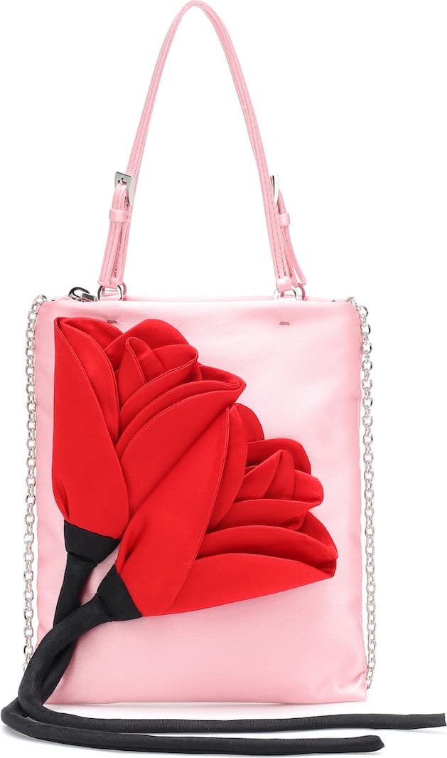 Prada Prada Blossom satin tote