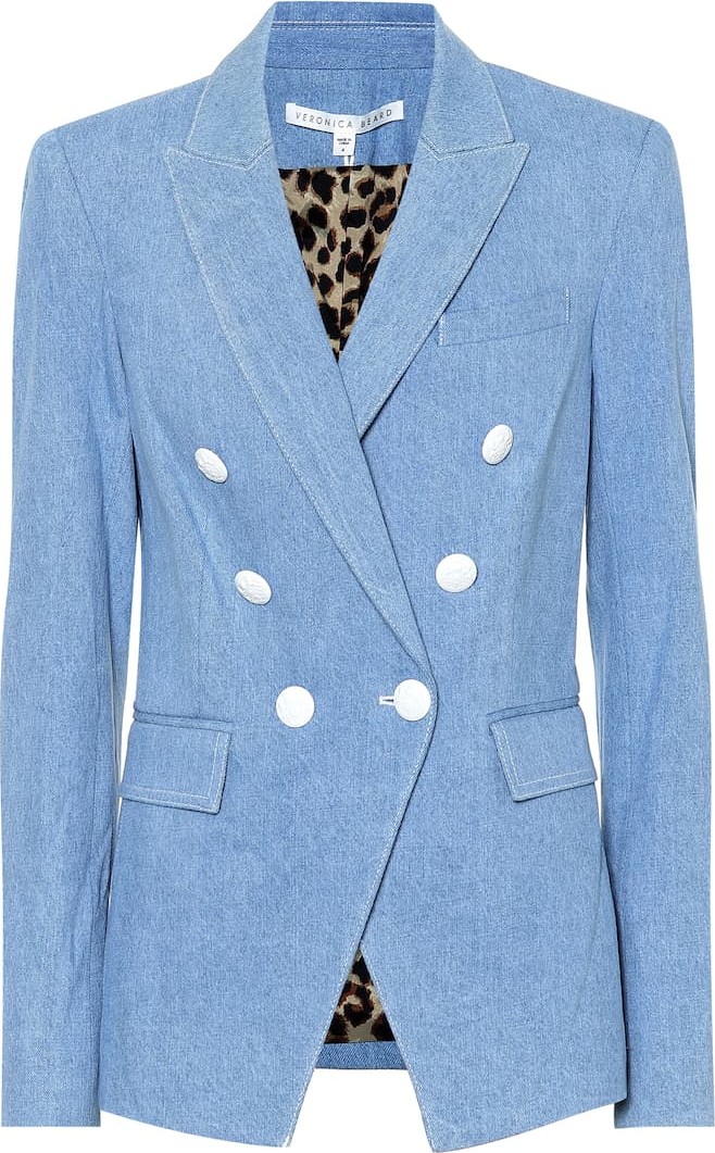 Veronica Beard Miller Dickey denim blazer