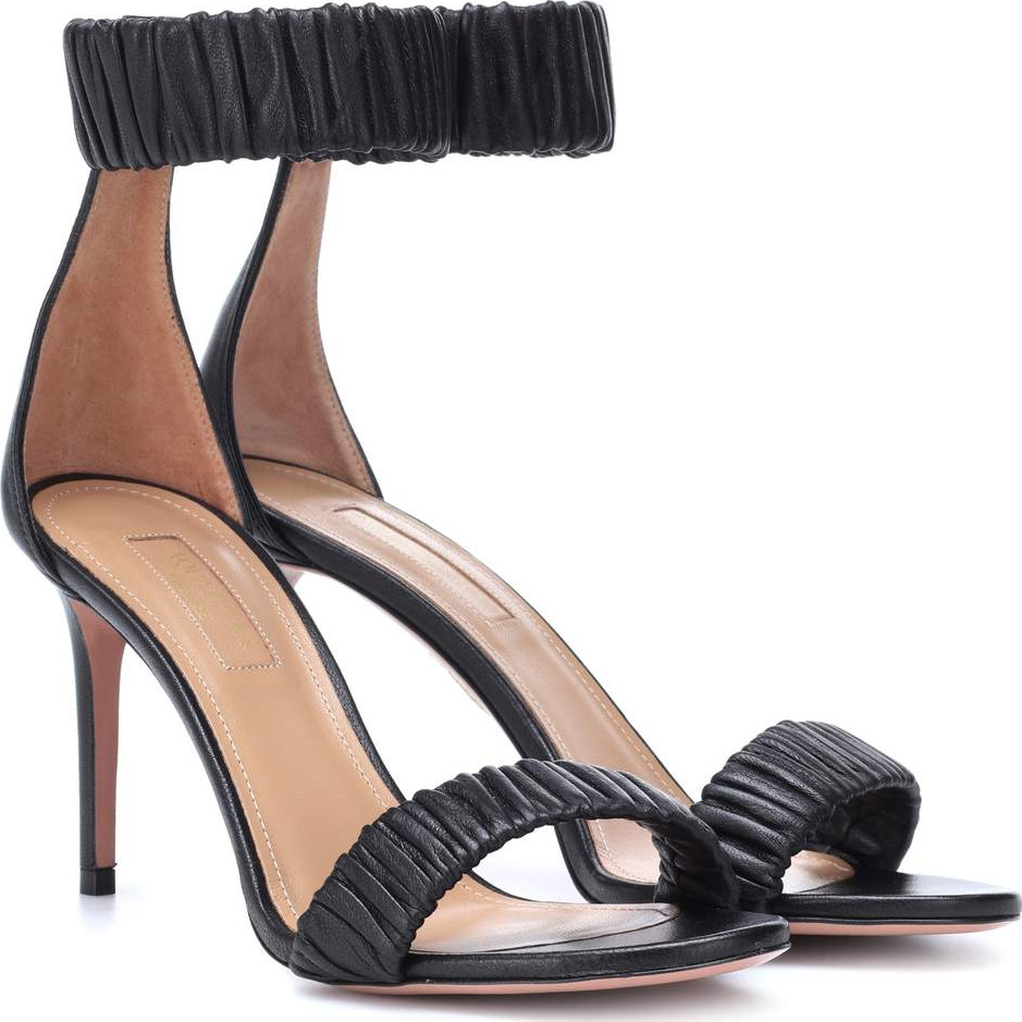 Aquazzura Liberty 85 leather sandals