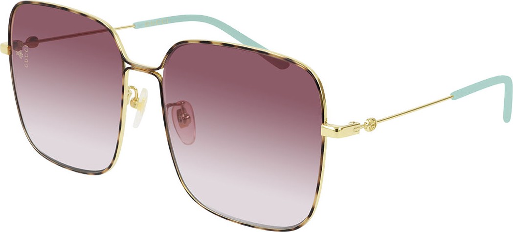 Gucci Square Metal Sunglasses