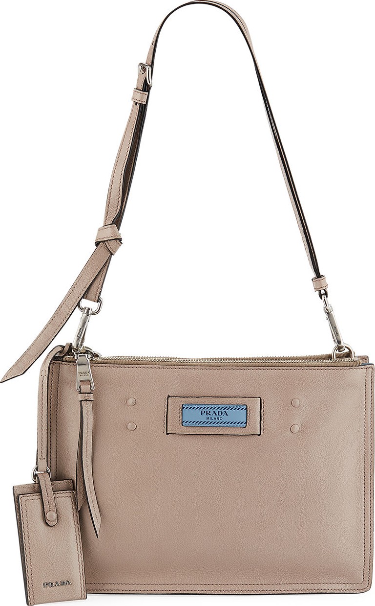 Prada Etiquette Glace Calf Crossbody Bag