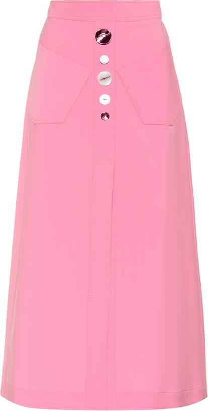 Ellery Aggie buttoned midi skirt
