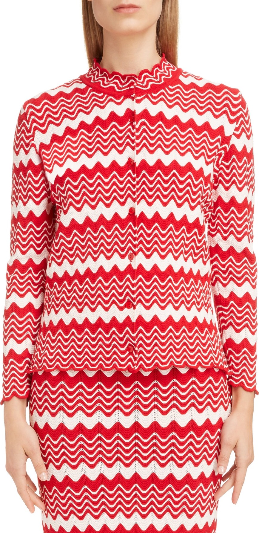 Simone Rocha Wiggle Rib Cardigan