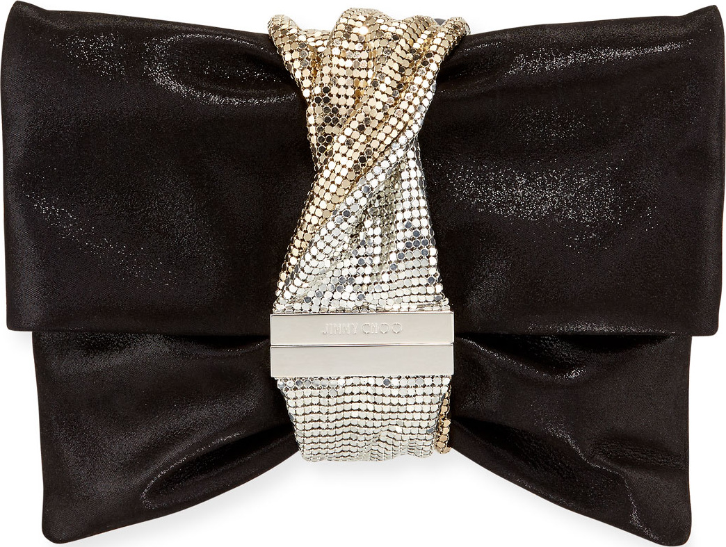 Jimmy Choo Chandra Small Shimmery Clutch Bag