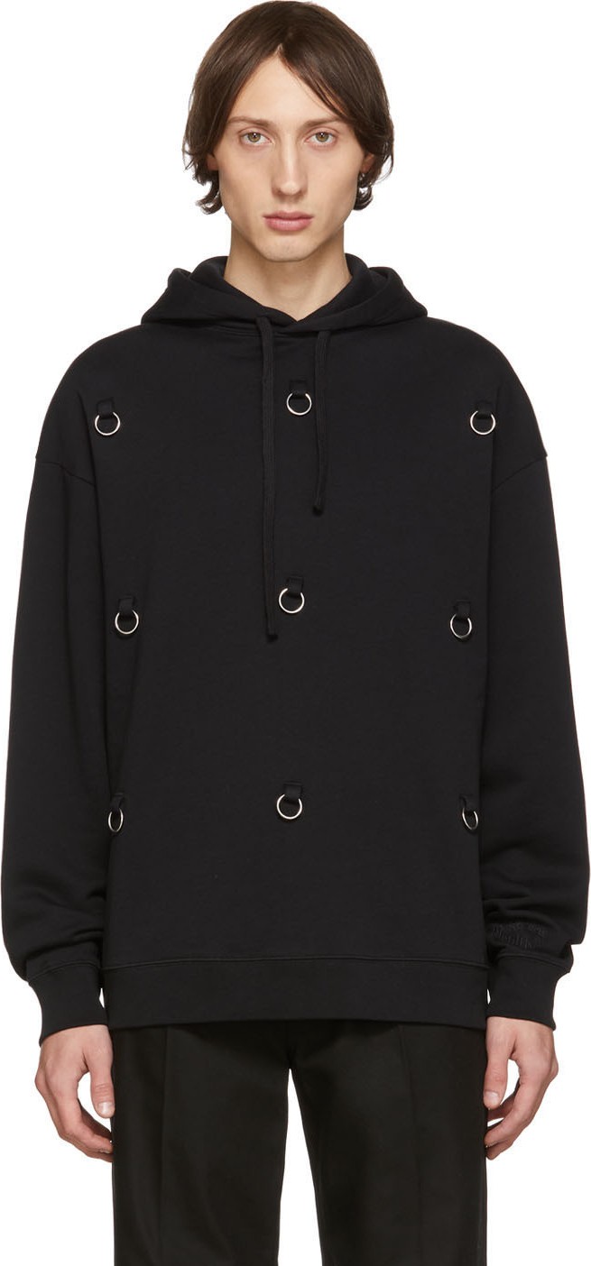 Raf Simons Black Rings Hoodie