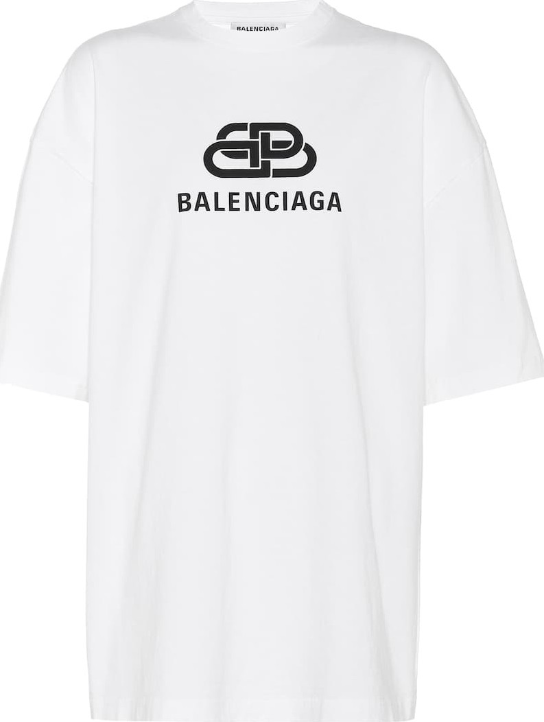 Balenciaga Logo cotton jersey T-shirt