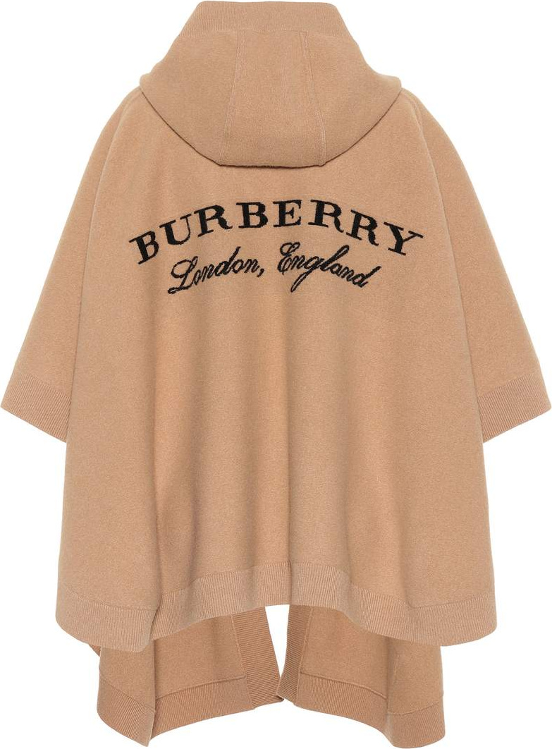 Burberry London England Carla wool-blend poncho